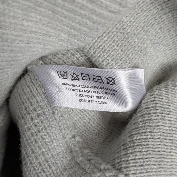 Modern Citizen Eames Organic Cotton And Wool Cardigan Sweater 1X Gray - Picture 7 of 8